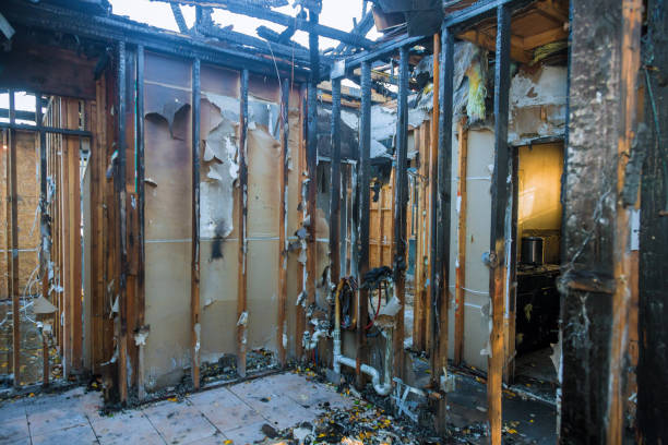 Professional Emergency Fire Cleanup technician working in Sugar Land, TX